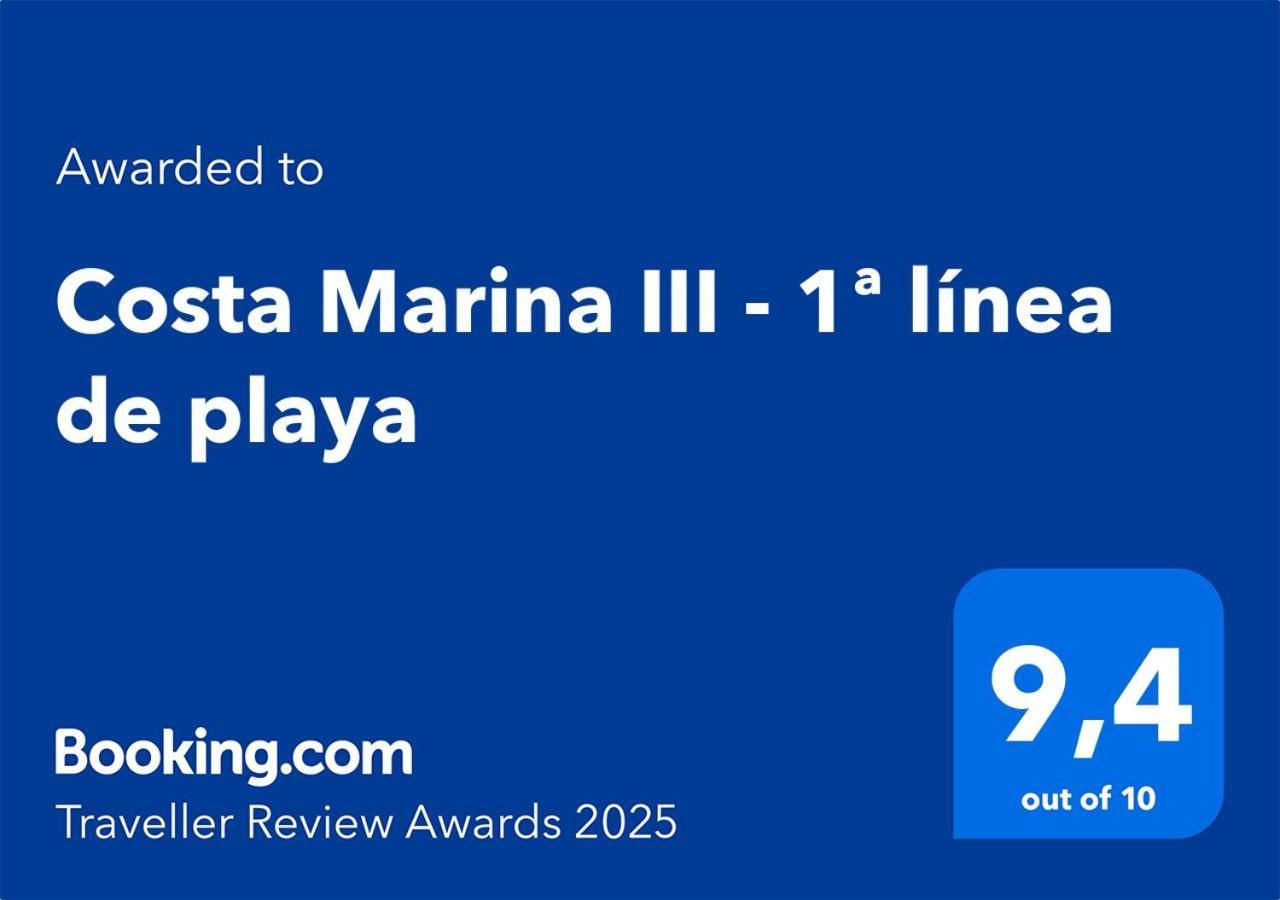 Apartament Costa Marina III - 1ª Linea De Playa El Borseral Zewnętrze zdjęcie